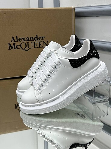 Alexander McQueen Alexander McQueen White White with Glitter