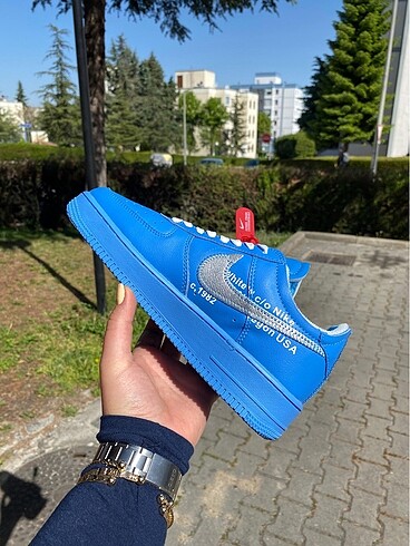 40 Beden mavi Renk Off-White Nike Air Force 1 MCA Blue CI1173-400