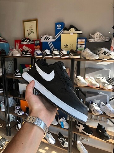 Nike Court Siyah Beyaz