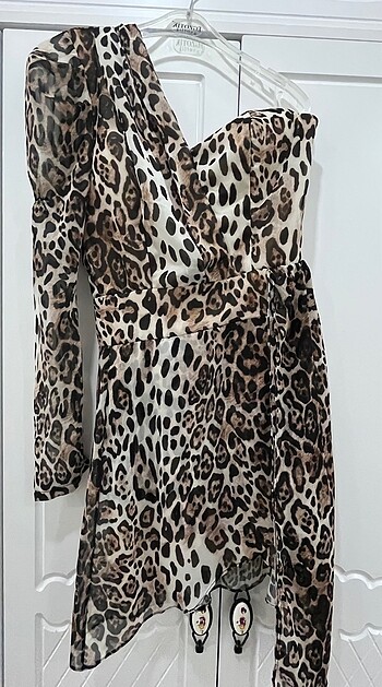 Diğer Zara leopar elbise
