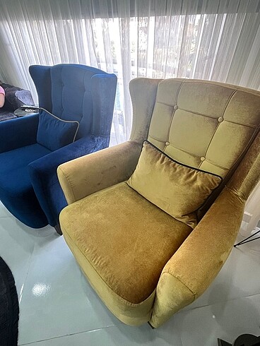 Beden altın Renk Ikea koltuk
