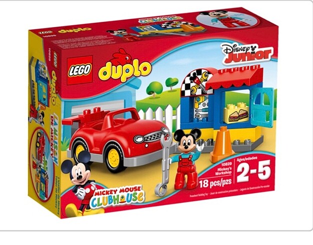 Beden Lego Duplo Mickey?in Tamirhanesi
