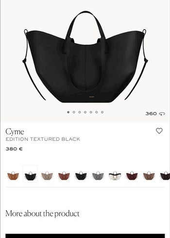 Diğer Polene Cyme Textured Bag