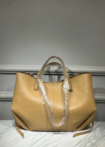  Beden kahverengi Renk Polene Cyme Textured Bag
