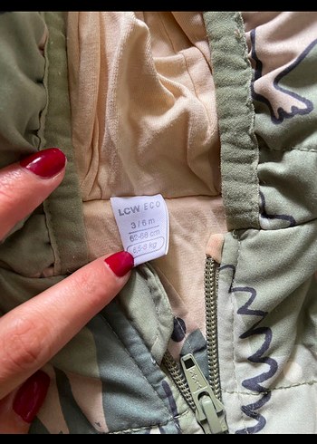 Kürk Detaylı Kamuflaj Bebek Tulumu - Görsel 2