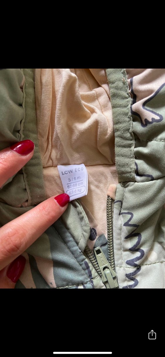 Kürk Detaylı Kamuflaj Bebek Tulumu - Görsel 2