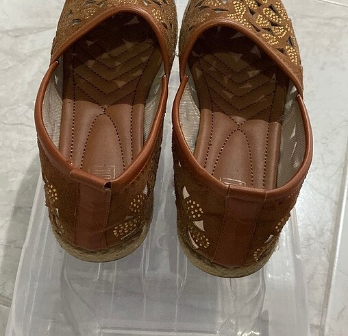 37 Beden kahverengi Renk Yeni Espadril & Babet