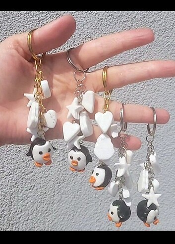 Penguen Anahtarlık