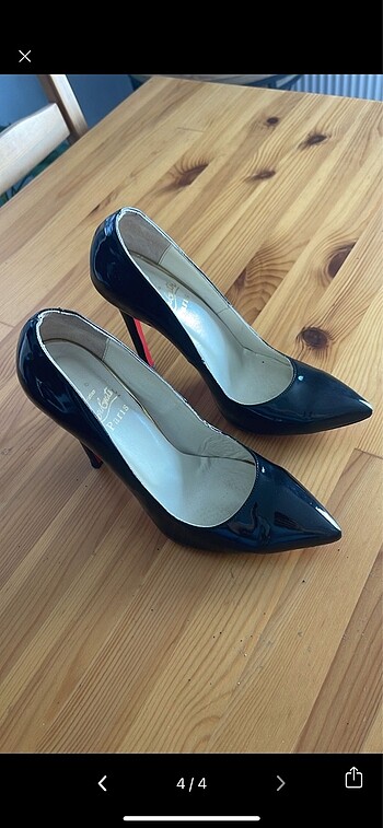 40 Beden siyah Renk Çok şık ince topuklu stiletto