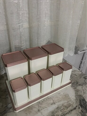 Standlı 8'li baharat takımı