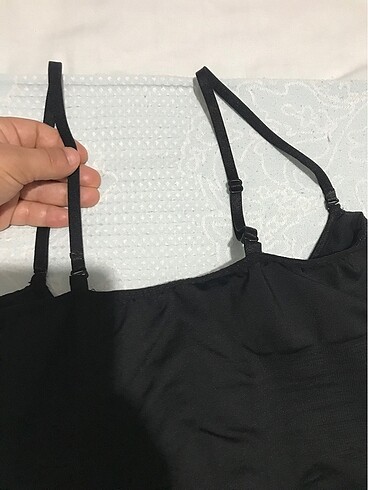 38 Beden siyah Renk Askılı toparlayıcı korse