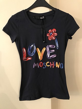 s Beden lacivert Renk Moschino tshirt