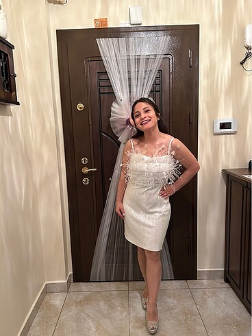Balo after bride isteme nişan gece elbisesi