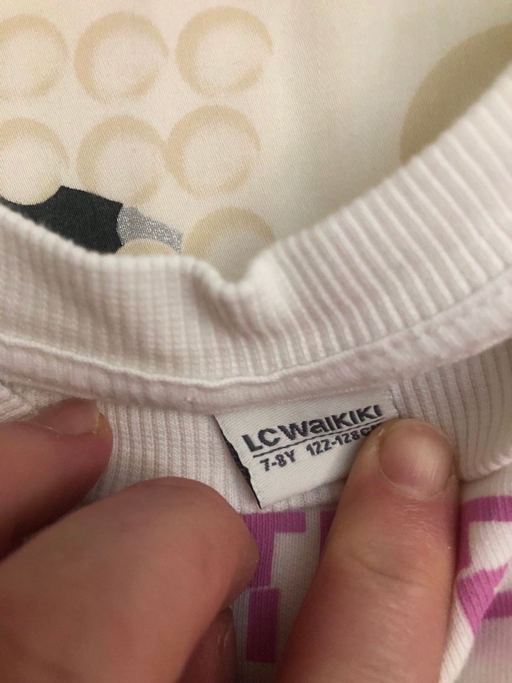 Kızlar için Renkli Pamuklu Sweatshirt ve Eşofman - Görsel 4