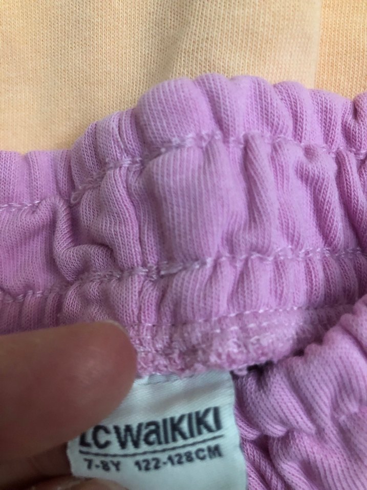 Kızlar için Renkli Pamuklu Sweatshirt ve Eşofman - Görsel 2