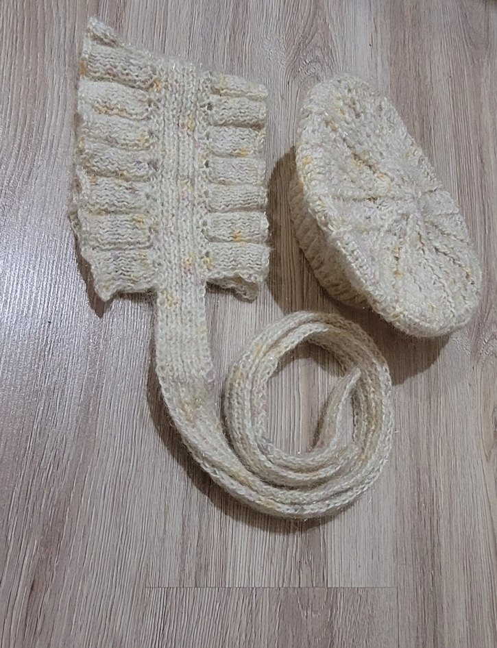 Fırfırlı Atkı Bere - Görsel 2