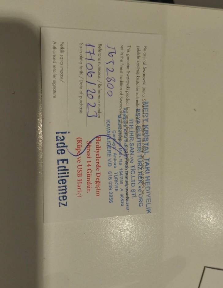 Swarovski Mini Altın Renkli Yılan Desenli Kolye - Görsel 5