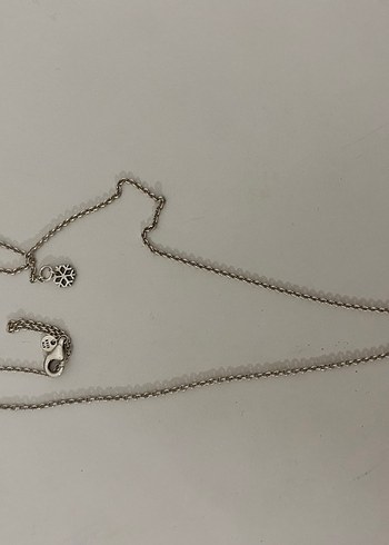 Beden altın Renk Orijinal Pandora Kar Tanesi Kolye