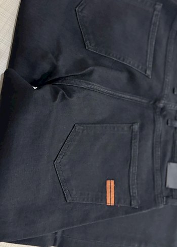 Siyah Elastik erkek kot pantolon gümrük ürünüdür. - Görsel 5