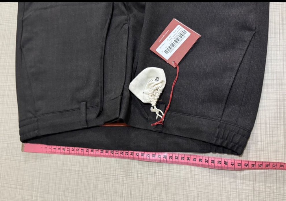 Siyah Erkek Midi Boy Fermuarlı Pantolon - Görsel 4