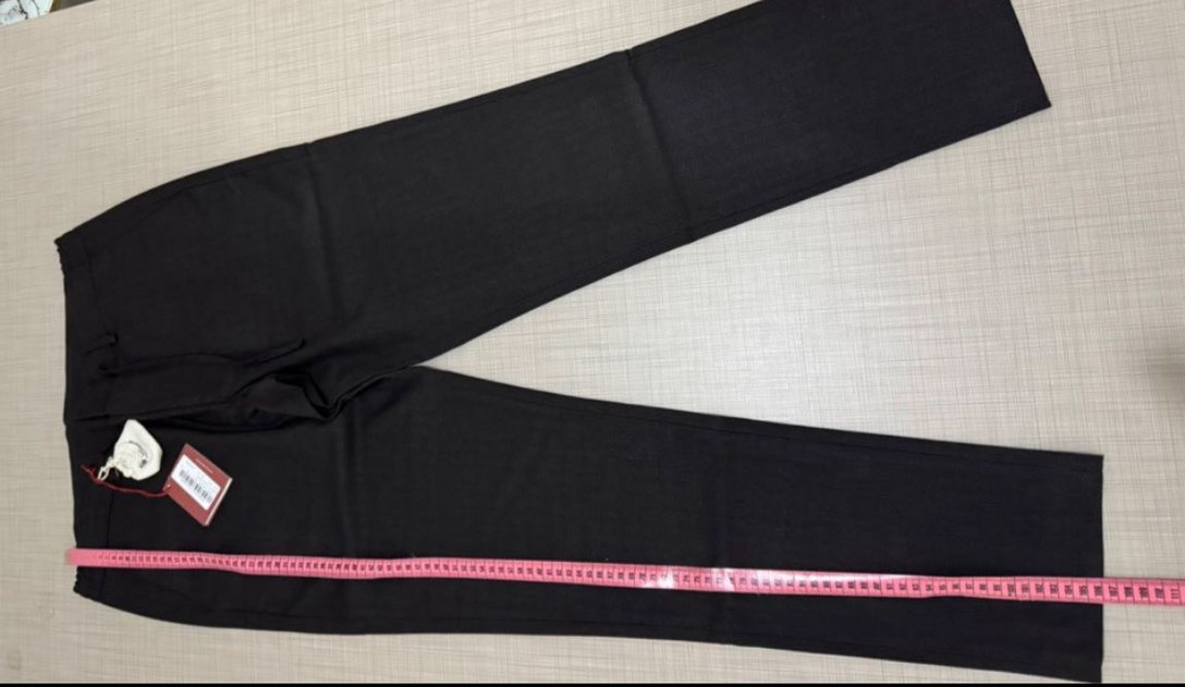 Siyah Erkek Midi Boy Fermuarlı Pantolon - Görsel 3