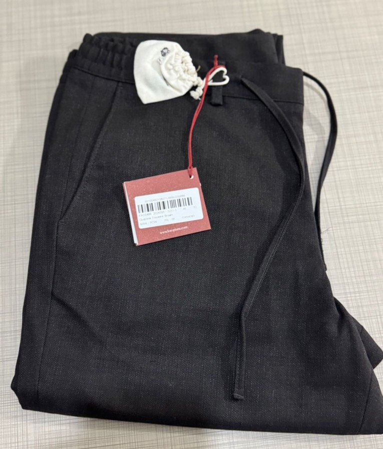 Siyah Erkek Midi Boy Fermuarlı Pantolon - Görsel 2