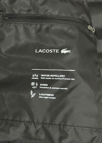 Lacoste Siyah Erkek Mont - Görsel 4