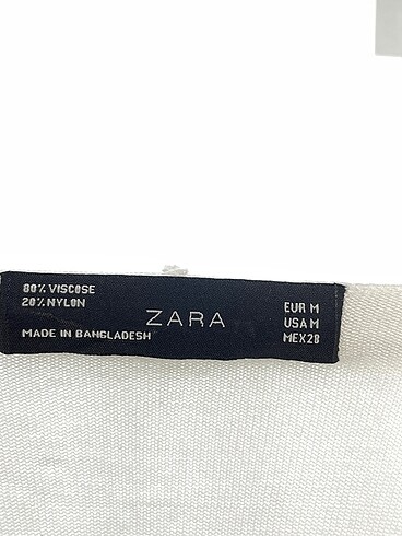 m Beden beyaz Renk Zara Hırka %70 İndirimli.