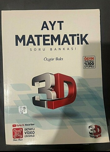 AYT matematik 3D yayinlari