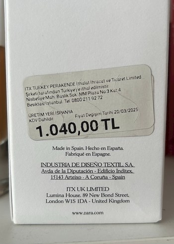 Zara Zara Golden Decade Amethyst Kadın Parfümü 80ml