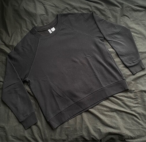 H&M Divided Basic Siyah Sweatshirt