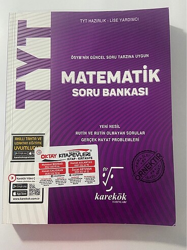 YKS Karekök yayınları tyt matematik soru bankası