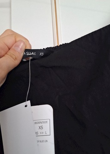 Siyah Mini Straplez Askılı Elbise - Görsel 3