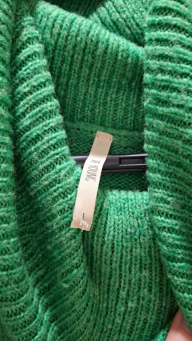 defacto Yeşil Balıkçı Yaka Örgü Kadın Kazak - Görsel 2