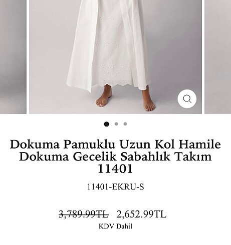 Artış collection (Hamile) Gecelik/Sabahlık Takımı - Görsel 4