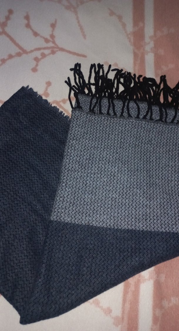 Erkek Bohem Gri Midi Atkı - Görsel 3