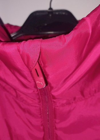 Pembe Kadın Günlük Kışlık Fermuarlı Mont - Görsel 3