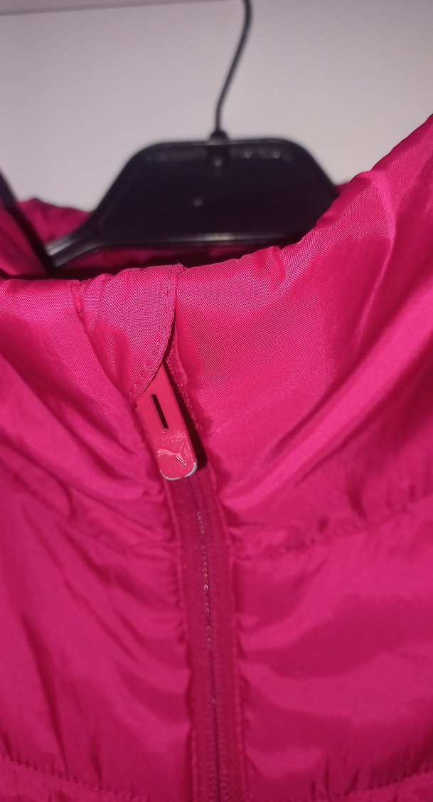 Pembe Kadın Günlük Kışlık Fermuarlı Mont - Görsel 3