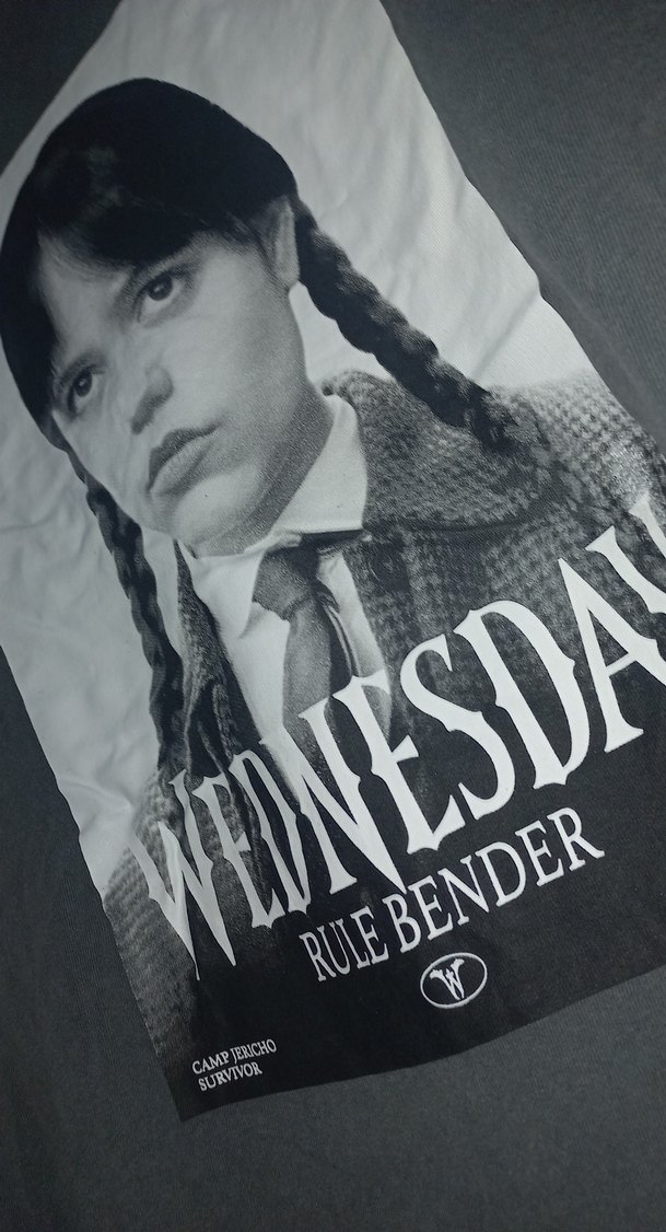 Gri Kız Tişörtü, Baskılı, Kısa Kollu - Görsel 2