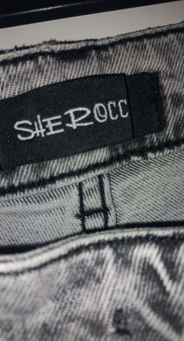 Gri Regular Fit Midi Denim Kadın Jean - Görsel 2