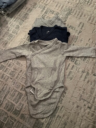 H&M uzun kollu body 3 adet