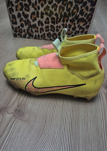 Sarı Nike Air Zoom Erkek cocuk Futbol Ayakkabısı