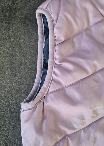 Kız Çocuk mor lila Fermuarlı Yelek - Görsel 3