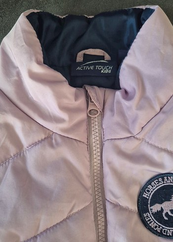 Kız Çocuk mor lila Fermuarlı Yelek - Görsel 2