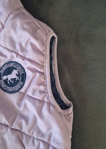 Kız Çocuk mor lila Fermuarlı Yelek - Görsel 4