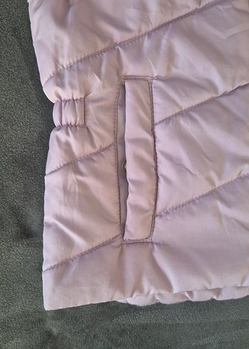 Kız Çocuk mor lila Fermuarlı Yelek - Görsel 6