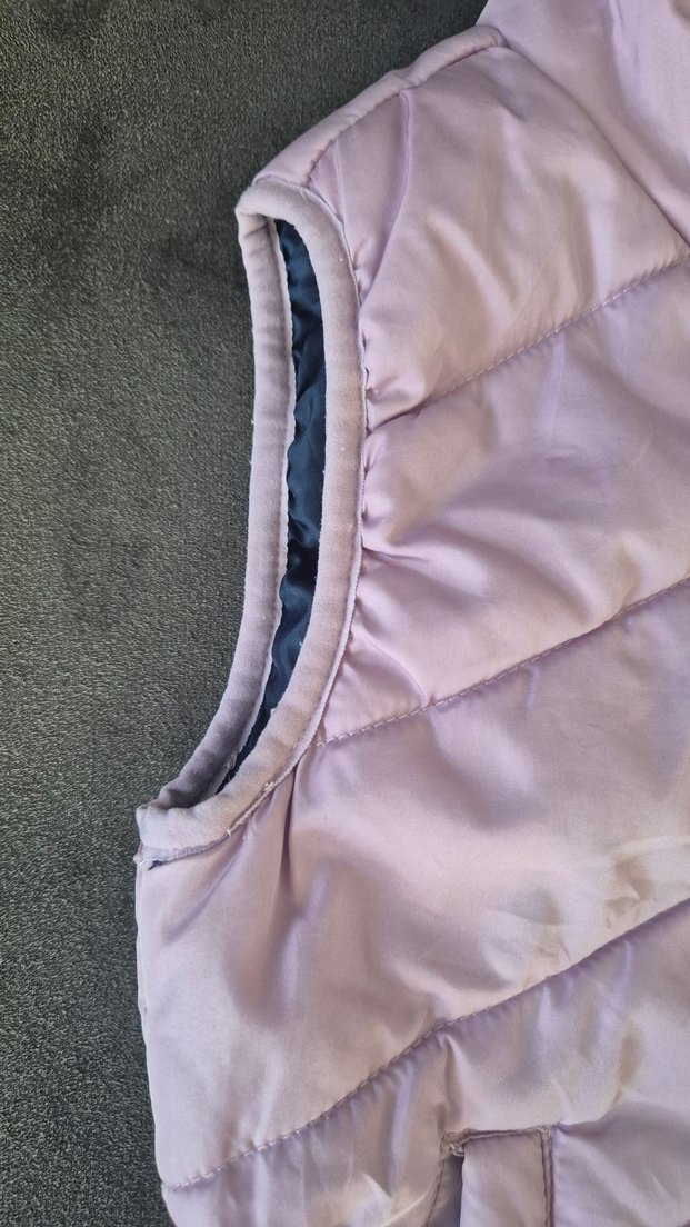 Kız Çocuk mor lila Fermuarlı Yelek - Görsel 3