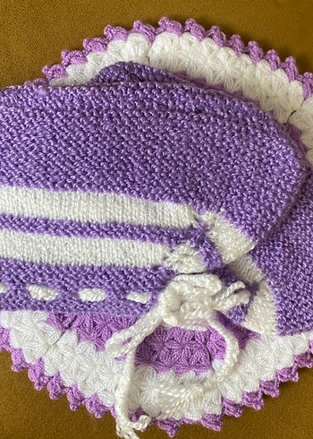 Pembe Örgü Banyo lifi - Görsel 6