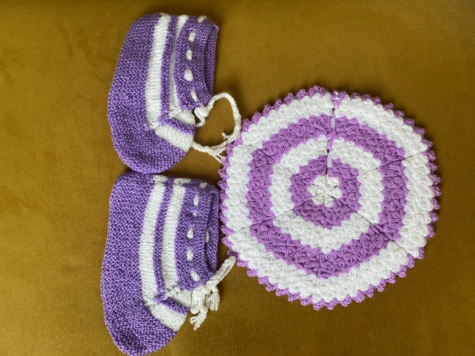 Pembe Örgü Banyo lifi - Görsel 5