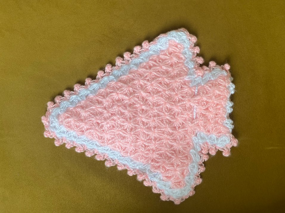 Pembe Örgü Banyo lifi - Görsel 2